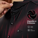 [LEVE 5 PAGUE 3] Camisa Masculina Marcello em Algodão e Poliéster (Visual de Respeito!)