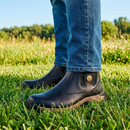Kit de Bota Masculina Adventure em Couro Legítimo com Solado Antiderrapante + 4 BRINDES: Carteira, Chapéu, Cinto e Copo Térmico