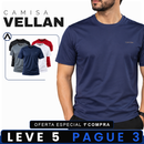 [LEVE 5 PAGUE 3] Camisa Masculina Vellan em Seda Gelo e Elastano (Conforto e Estilo de Primeira!)