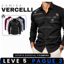 [LEVE 5 PAGUE 3] Camisa Masculina Vercelli em Algodão e Poliéster (Classe em Qualquer Ocasião!
